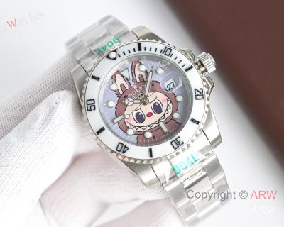 High quality Replica Rolex Submariner Different Colors Strap Blue Face Dial Blue Ceramic Bezel Men Watch 40mm